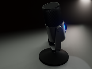 microphone Modello 3D