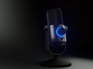 microphone 3D Model