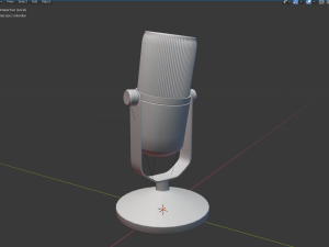 microphone Modello 3D