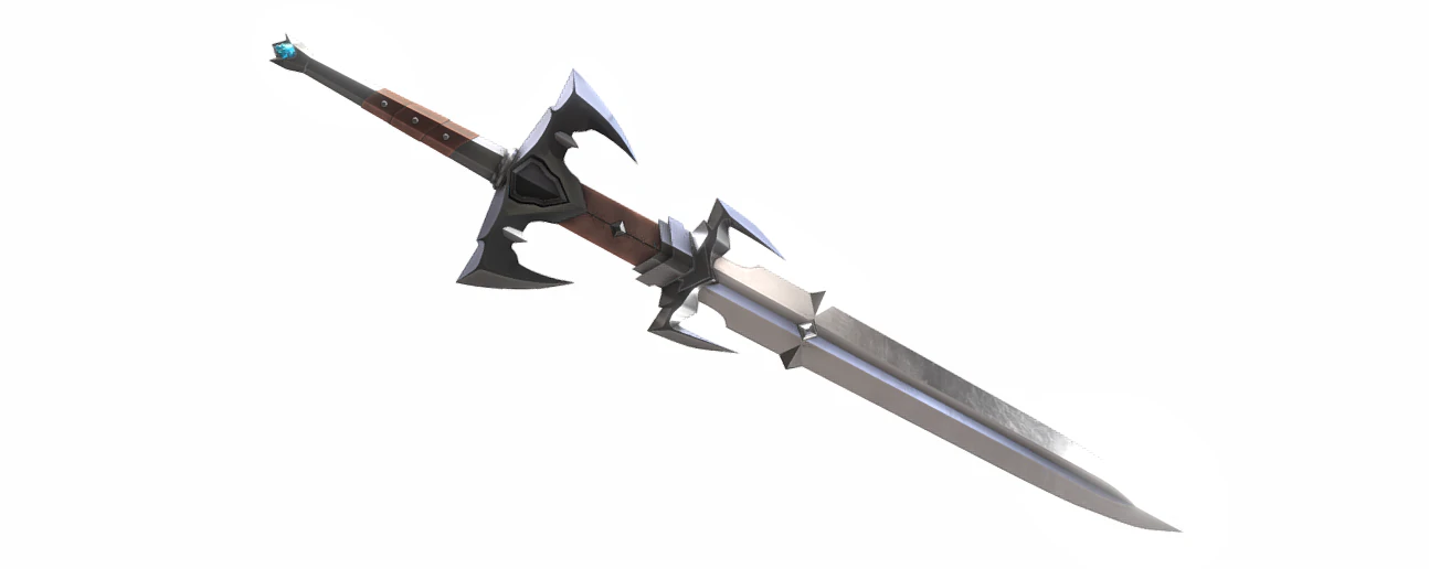 sword 3D Model .c4d .max .obj .3ds .fbx .stl .blend 