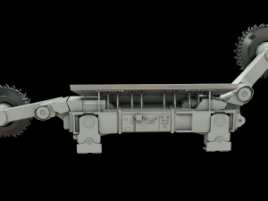 coal mining machine shearer loader 3D Model