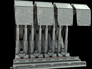 coal mining machine shearer loader 3D Model