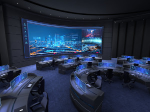Control center control room 3D Model