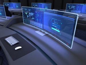 Control center control room 3D मॉडल
