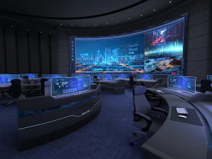 コントロールセンター制御室 3Dモデル