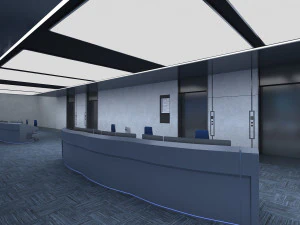 Sala de Control Sala de Monitoreo Centro de Mando Modelo 3D