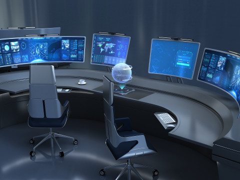 Future desk Lab Table Modelo 3D