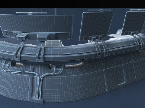 Future desk Lab Table Modelo 3D