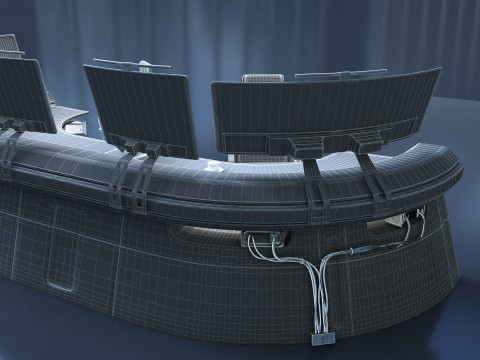 Future desk Lab Table Modelo 3D