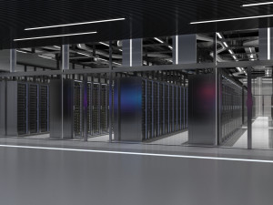 Data Server Center 3D Model
