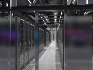 Data Server Center 3D Model