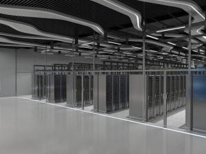 Data Server Center 3D Model