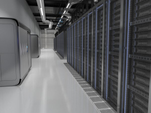 Data Server Center 3D Model