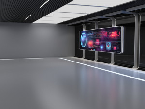 Data Server Center 3D Model