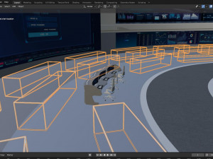 Control Room Monitoring room command center Model 3D