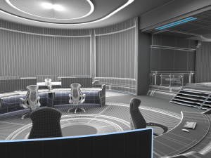 Control Room Monitoring room command center 3D मॉडल
