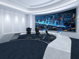 High-Tech Future Exhibition Hall 3D मॉडल