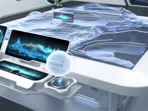 High-Tech Future Exhibition Hall 3D मॉडल