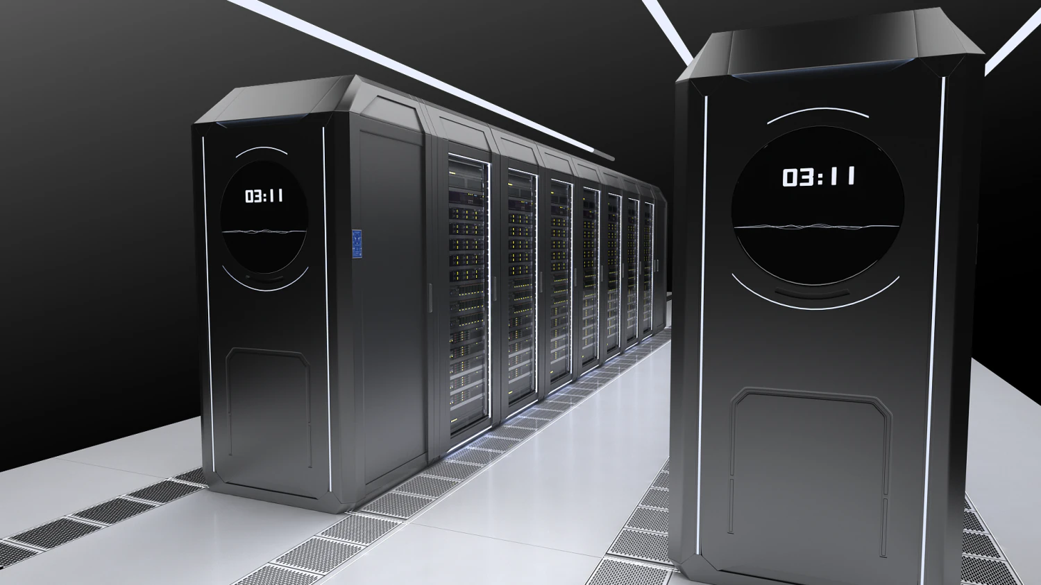 Servidor de data center Modelo 3D .c4d .max .obj .3ds .fbx .stl .blend 