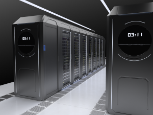 Data center server Modelo 3D