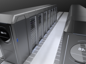 Data center server 3Dモデル