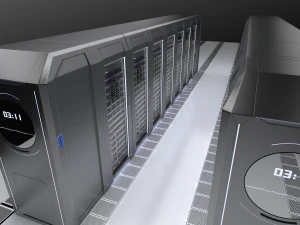 Servidor de data center Modelo 3D