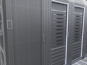 Data center server 3Dモデル