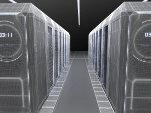 Servidor de data center Modelo 3D