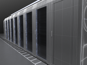 Data center server 3Dモデル