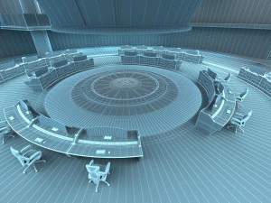Centro de Monitoreo Centro de Comando Modelo 3D
