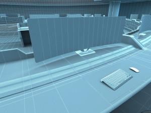 Monitoring Center Command Center Modelo 3D