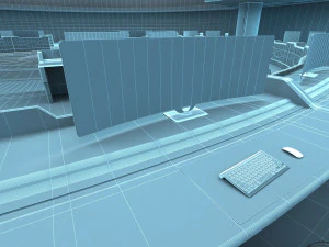 Centro de Monitoreo Centro de Comando Modelo 3D