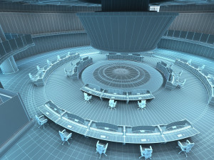 Monitoring Center Command Center Modelo 3D