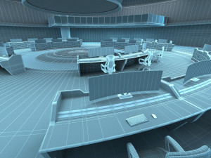 Monitoring Center Command Center Modelo 3D