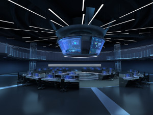 Monitoring Center Command Center Modelo 3D
