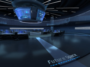 Monitoring Center Command Center Modelo 3D