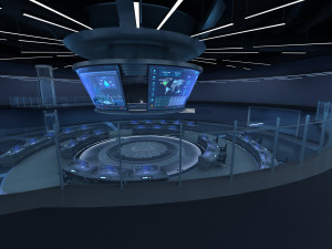 Monitoring Center Command Center Modelo 3D