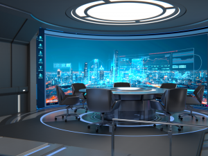 Monitoring Center Command Center 3D Model