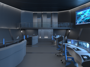 Monitoring Center Command Center 3D Model