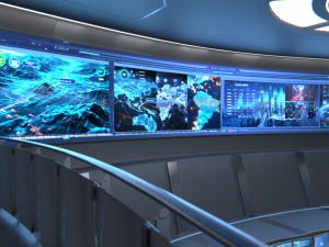 Monitoring Center Command Center 3D Model