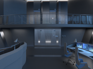 Monitoring Center Command Center 3D Model