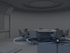 Monitoring Center Command Center 3D Model