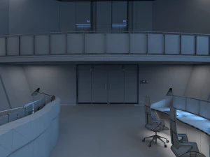 Monitoring Center Command Center 3D Model