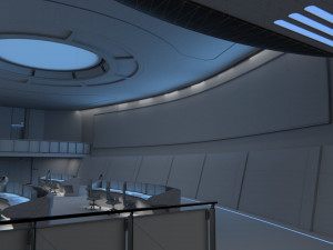 Monitoring Center Command Center 3D Model