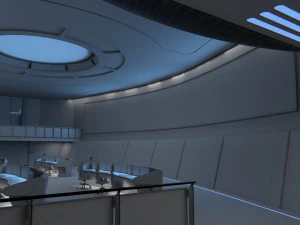 Monitoring Center Command Center 3D Model