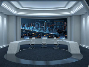 Sala espositiva Modello 3D