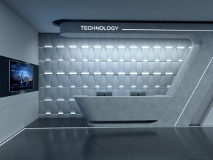Exhibition hall Modèle 3D