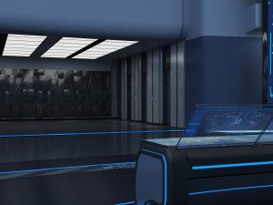 Control Room Monitoring room command center 3D 모델
