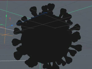 Coronavirus SARS COVID-19 3D Model