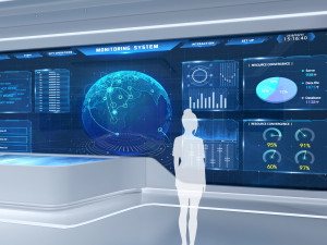 Futuristic and Exhibition Room Modelo 3D